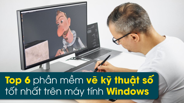 Top 6 phần mềm vẽ kỹ thuật số tốt nhất trên máy tính Windows